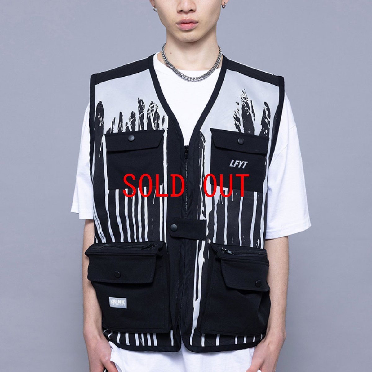 画像4: × KRINK Reflector Dripping Vest クリンク リフレクター ドリッピング ベスト (4)