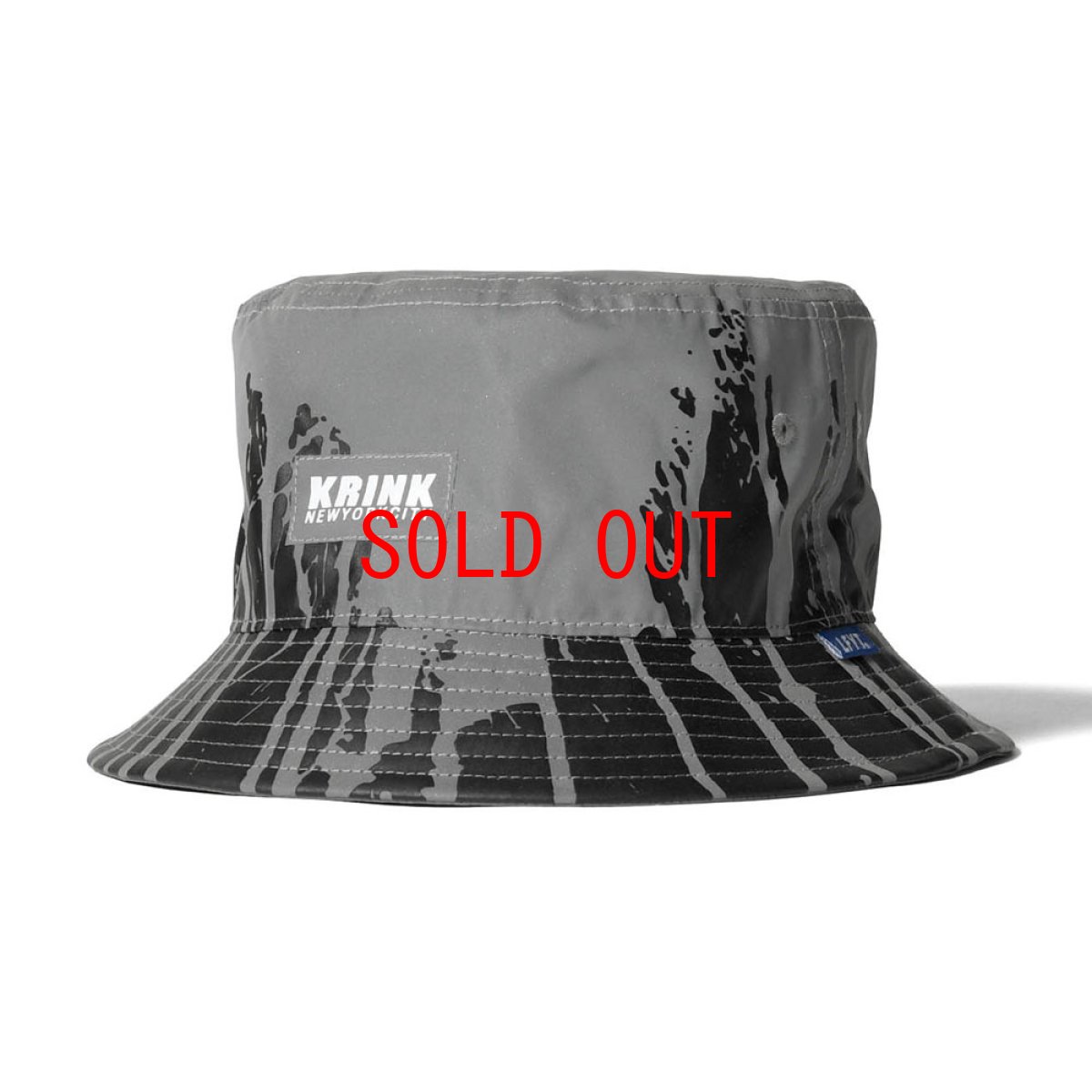 画像1: × KRINK Reflector Dripping Bucket Hat クリンク リフレクター ドリッピング バケット ハット (1)