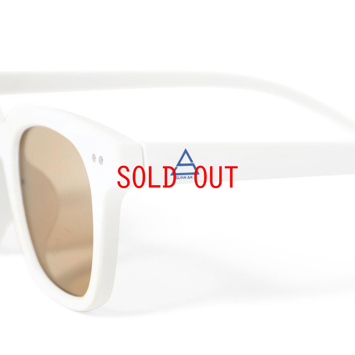 画像14: ×Sunkak Type 2 サンカク サングラス White (14)