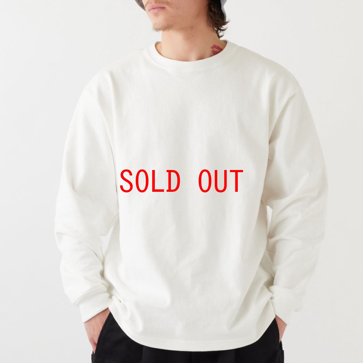 画像1: BLANTee L/S Solid Tee 13oz Heavy Weight ヘビーオンス ブランク ソリッド 無地 長袖 Tシャツ (1)