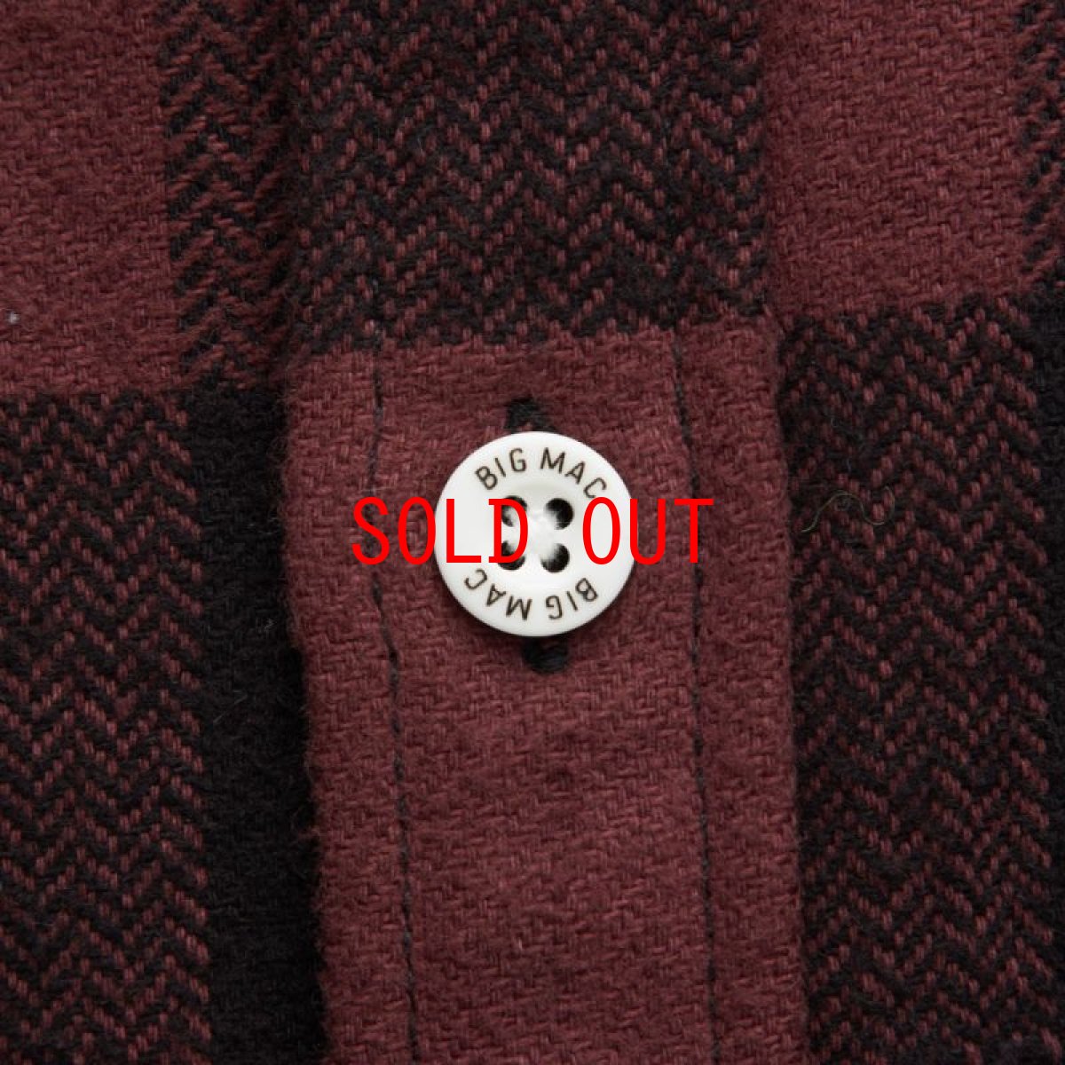 画像7: × Big Mac Buffalo L/S Block Check Shirt 長袖 ネルシャツ ブロック チェック コラボレーション シャツ (7)