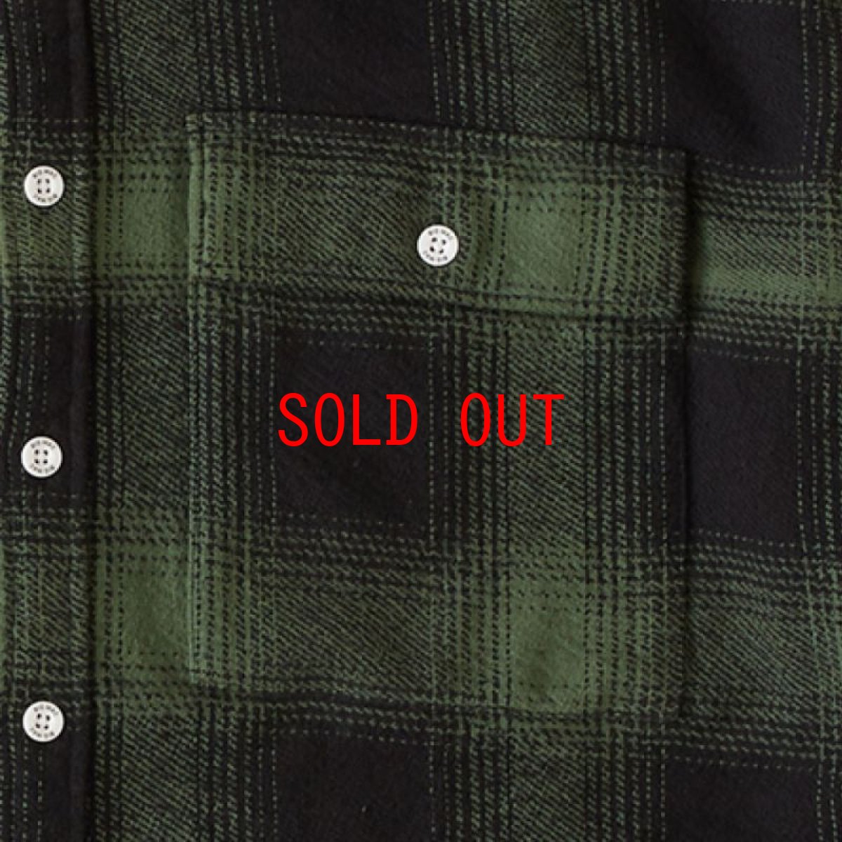 画像5: × Big Mac Shadow L/S Ombre Check Shirt 長袖 ネルシャツ オンブレ チェック コラボレーション シャツ (5)