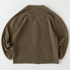 画像3: WAFFGAN Solid Waffle Cardigan ソリッド ワッフル スナップ カーディガン (3)