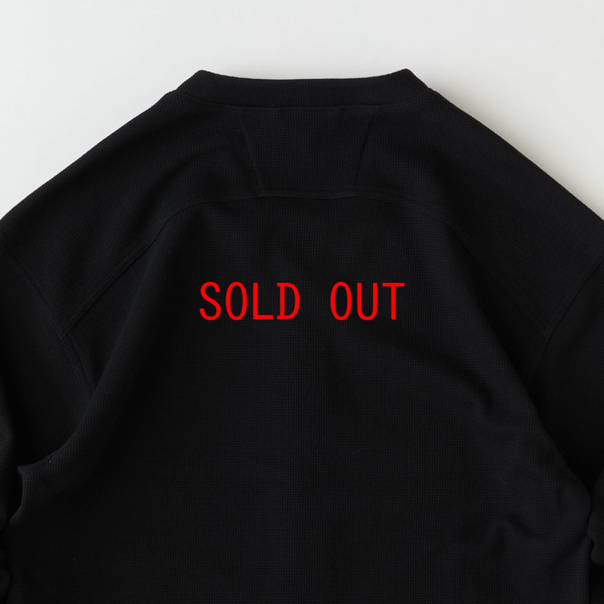 画像5: WAFFGAN Solid Waffle Cardigan ソリッド ワッフル スナップ カーディガン (5)