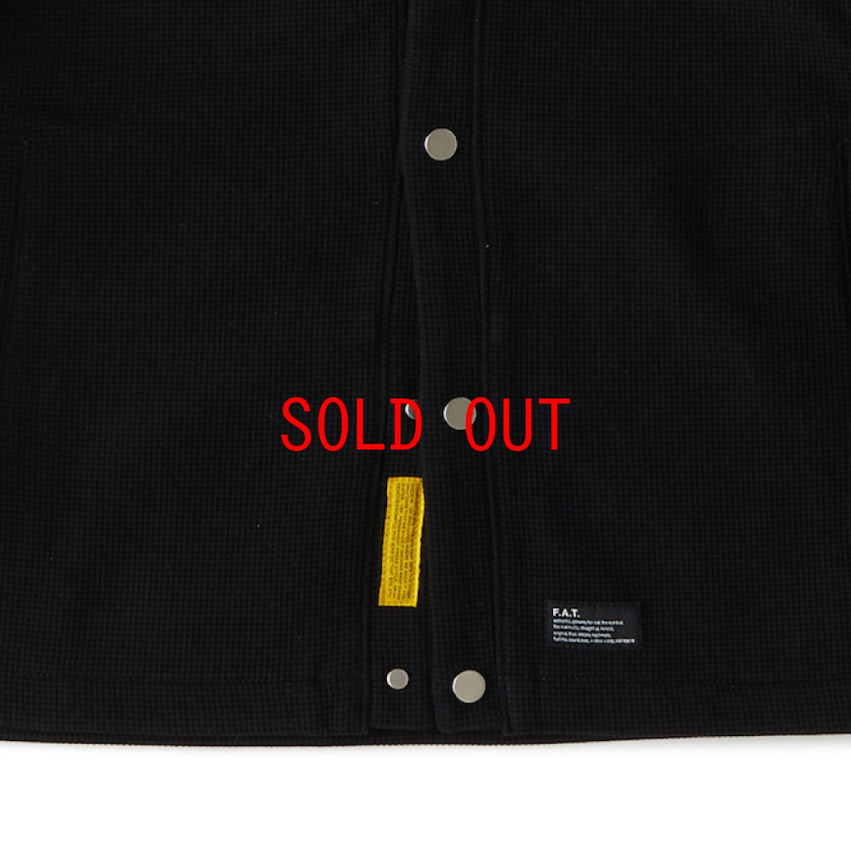 画像9: WAFFGAN Solid Waffle Cardigan ソリッド ワッフル スナップ カーディガン (9)