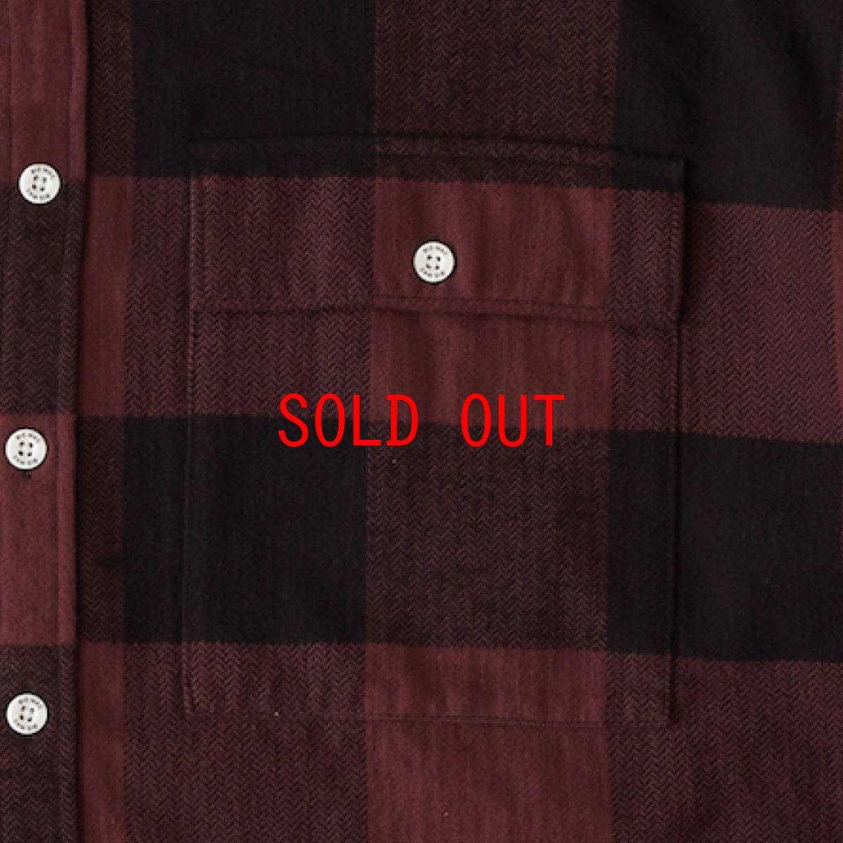 画像5: × Big Mac Buffalo L/S Block Check Shirt 長袖 ネルシャツ ブロック チェック コラボレーション シャツ (5)