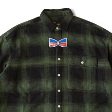 画像9: × Big Mac Shadow L/S Ombre Check Shirt 長袖 ネルシャツ オンブレ チェック コラボレーション シャツ (9)