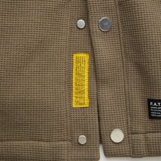 画像6: WAFFGAN Solid Waffle Cardigan ソリッド ワッフル スナップ カーディガン (6)