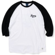 画像2: Money Games 3/4 Tee WHT BLK 7分袖 ラグラン ベースボール Tシャツ (2)