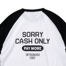 画像8: Money Games 3/4 Tee WHT BLK 7分袖 ラグラン ベースボール Tシャツ (8)