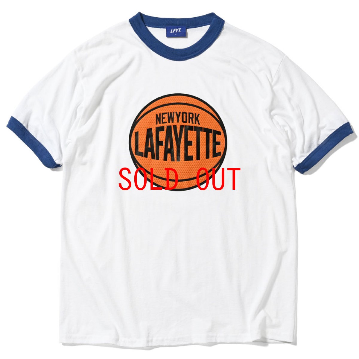 画像2: Hoops Logo Ringer S/S Tee リンガー 半袖 Tシャツ (2)