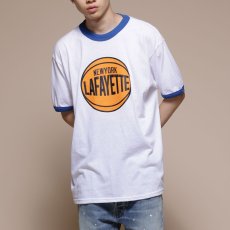 画像1: Hoops Logo Ringer S/S Tee リンガー 半袖 Tシャツ (1)