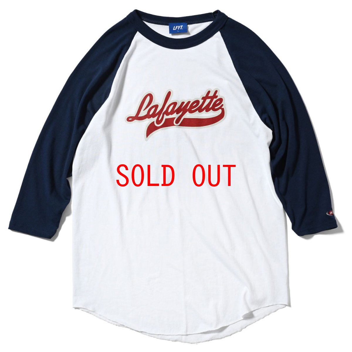 画像2: Team Script Logo Raglan Sleeve Tee チーム ロゴ ラグラン Tシャツ (2)