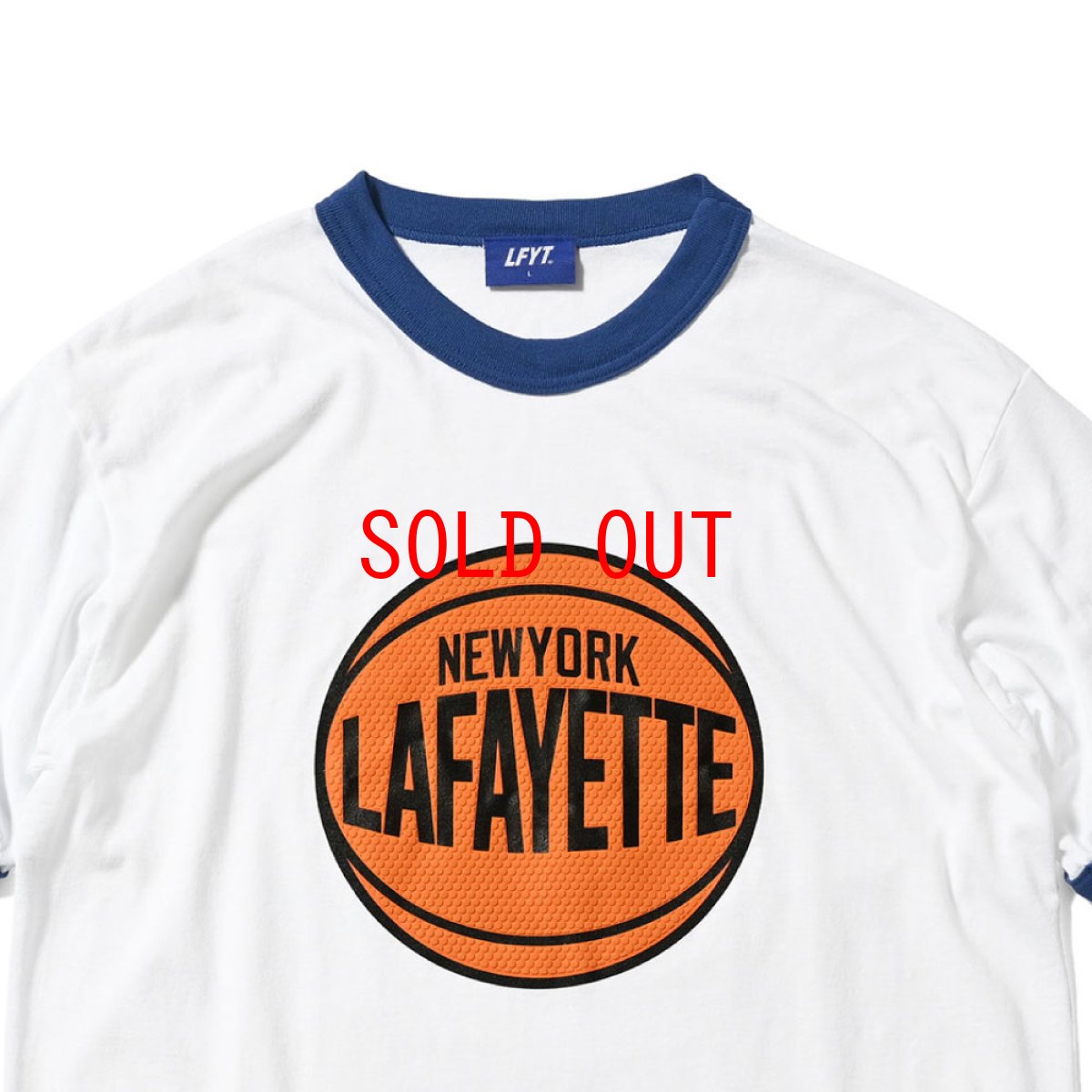 画像3: Hoops Logo Ringer S/S Tee リンガー 半袖 Tシャツ (3)