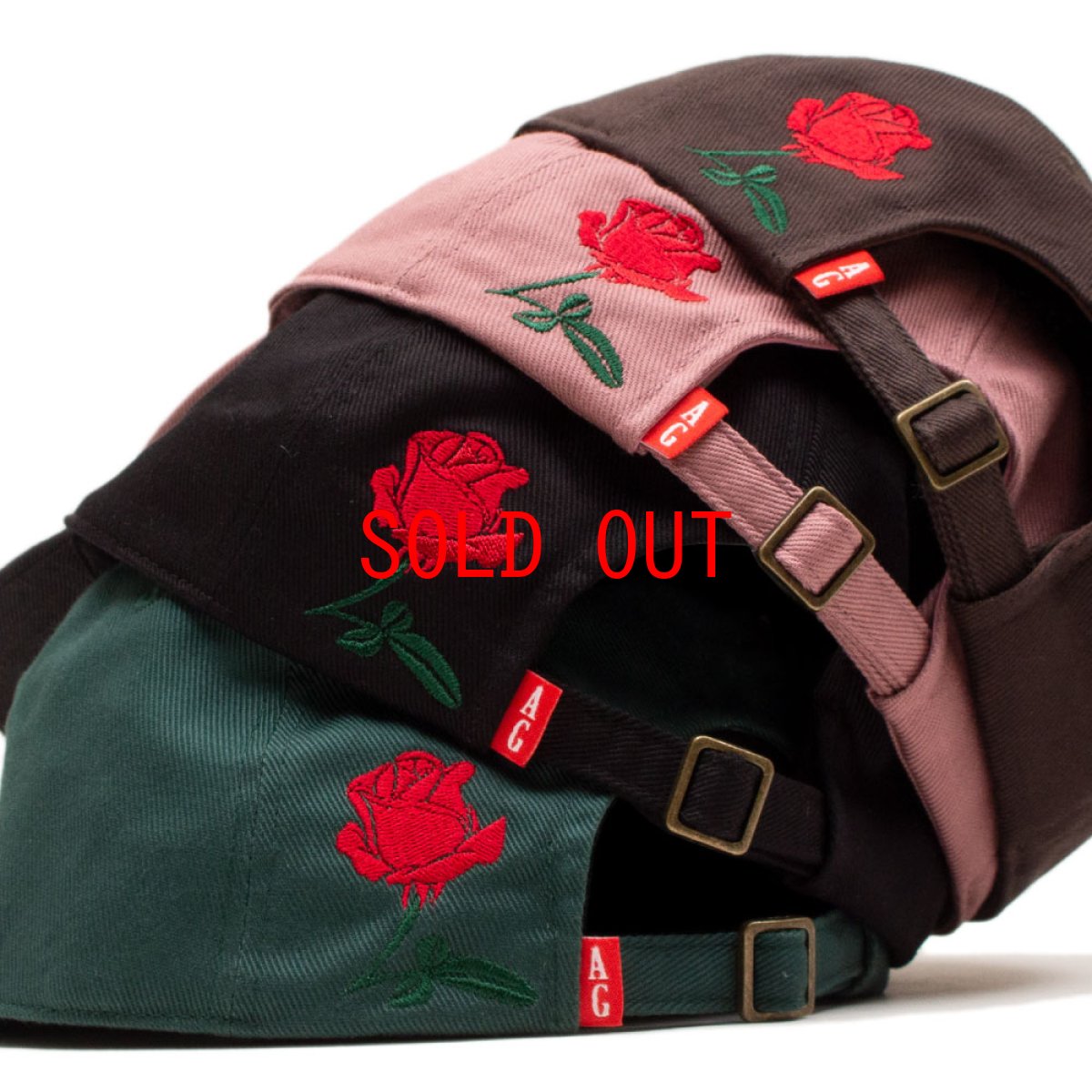 画像12: Rose Logo 6 Panel Cap ローズ ロゴ キャンプ キャップ 帽子 (12)