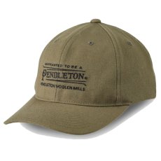 画像1: Embroidered Logo Cap Olive ロゴ ハット キャップ 帽子 (1)