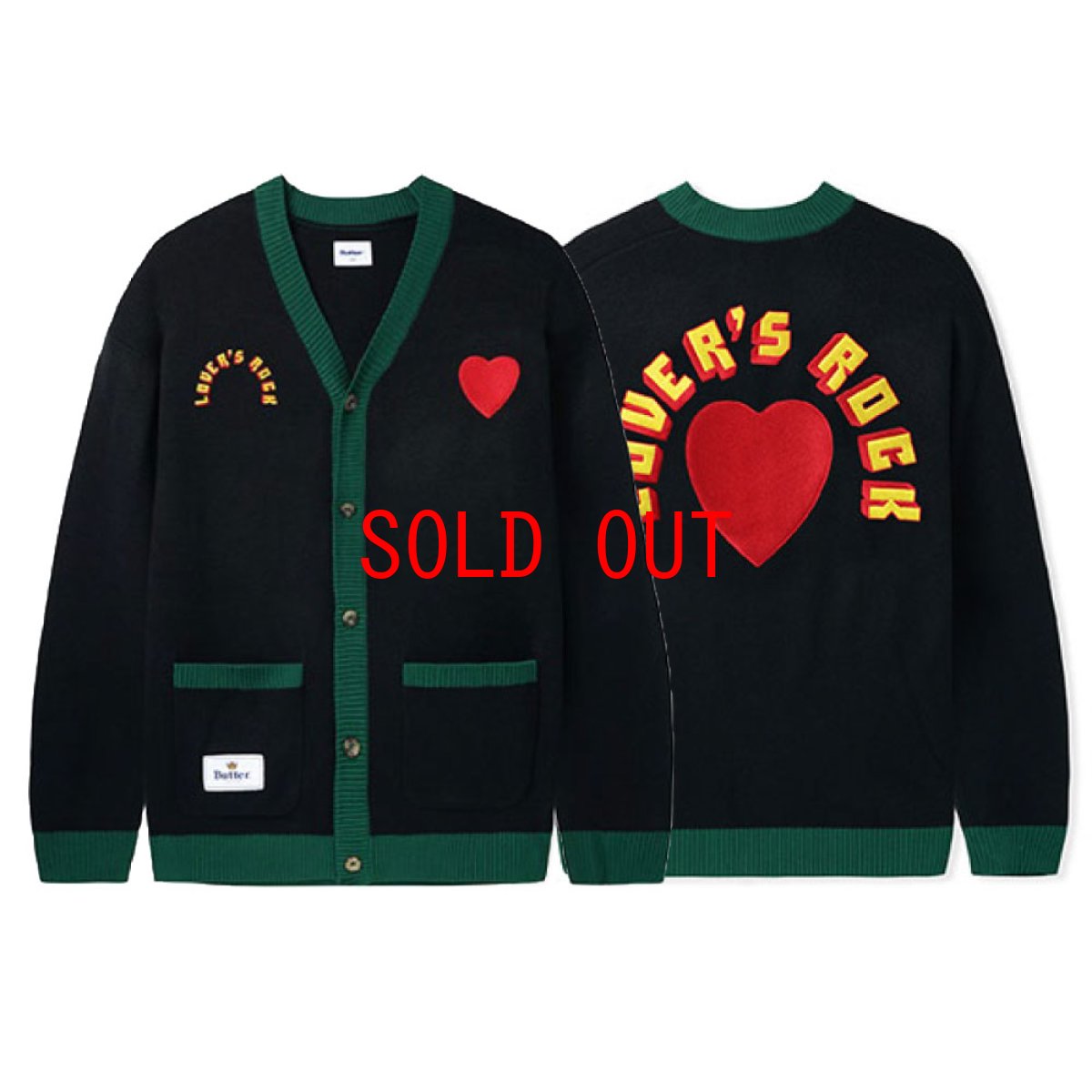 画像2: Lovers Rock Knit Cardigan Sweater ニット カーディガン (2)