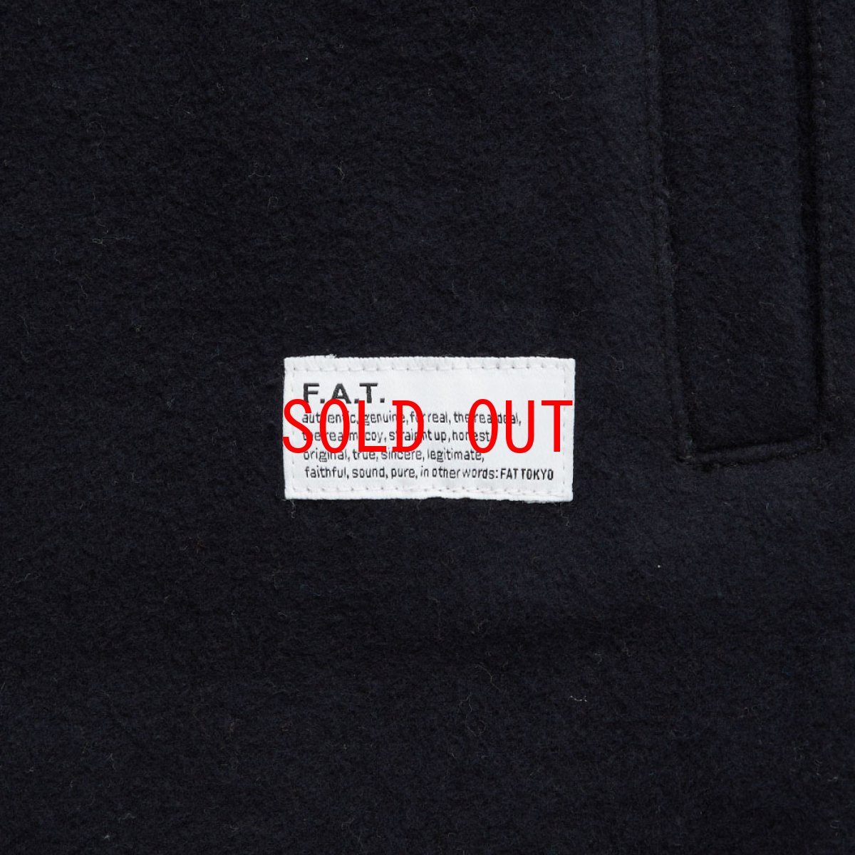 画像7: MELTIGAN Solid Cardigan BLK コットン メルトン スナップ カーディガン (7)