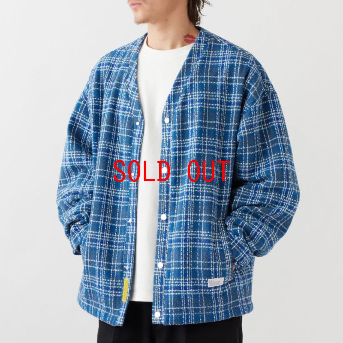 画像4: CHANELGAN Check Cardigan ツイーディー チェック スナップ カーディガン (4)