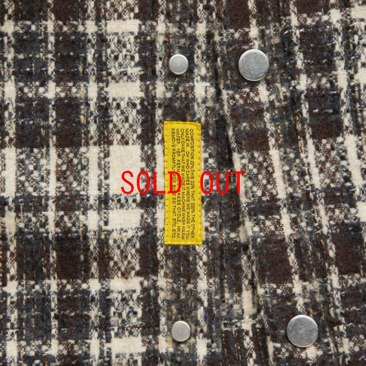 画像7: CHANELGAN Check Cardigan ツイーディー チェック スナップ カーディガン (7)