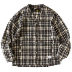 画像1: CHANELGAN Check Cardigan ツイーディー チェック スナップ カーディガン (1)