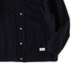 画像5: MELTIGAN Solid Cardigan BLK コットン メルトン スナップ カーディガン (5)