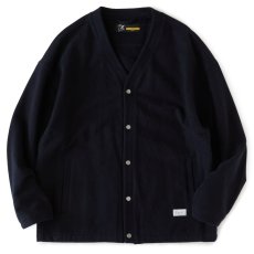 画像1: MELTIGAN Solid Cardigan BLK コットン メルトン スナップ カーディガン (1)