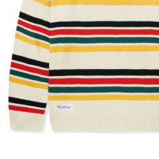 画像3: Stripe Knit Sweater ストライプ ボーダー クルーネック ニット セーター (3)