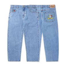 画像1: World Peace Denim Jeans Baggy Pants ワールド ピース バギー デニム (1)