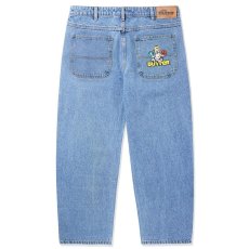 画像3: World Peace Denim Jeans Baggy Pants ワールド ピース バギー デニム (3)