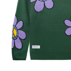 画像3: Flowers Knit Sweater フラワー クルーネック ニット セーター (3)