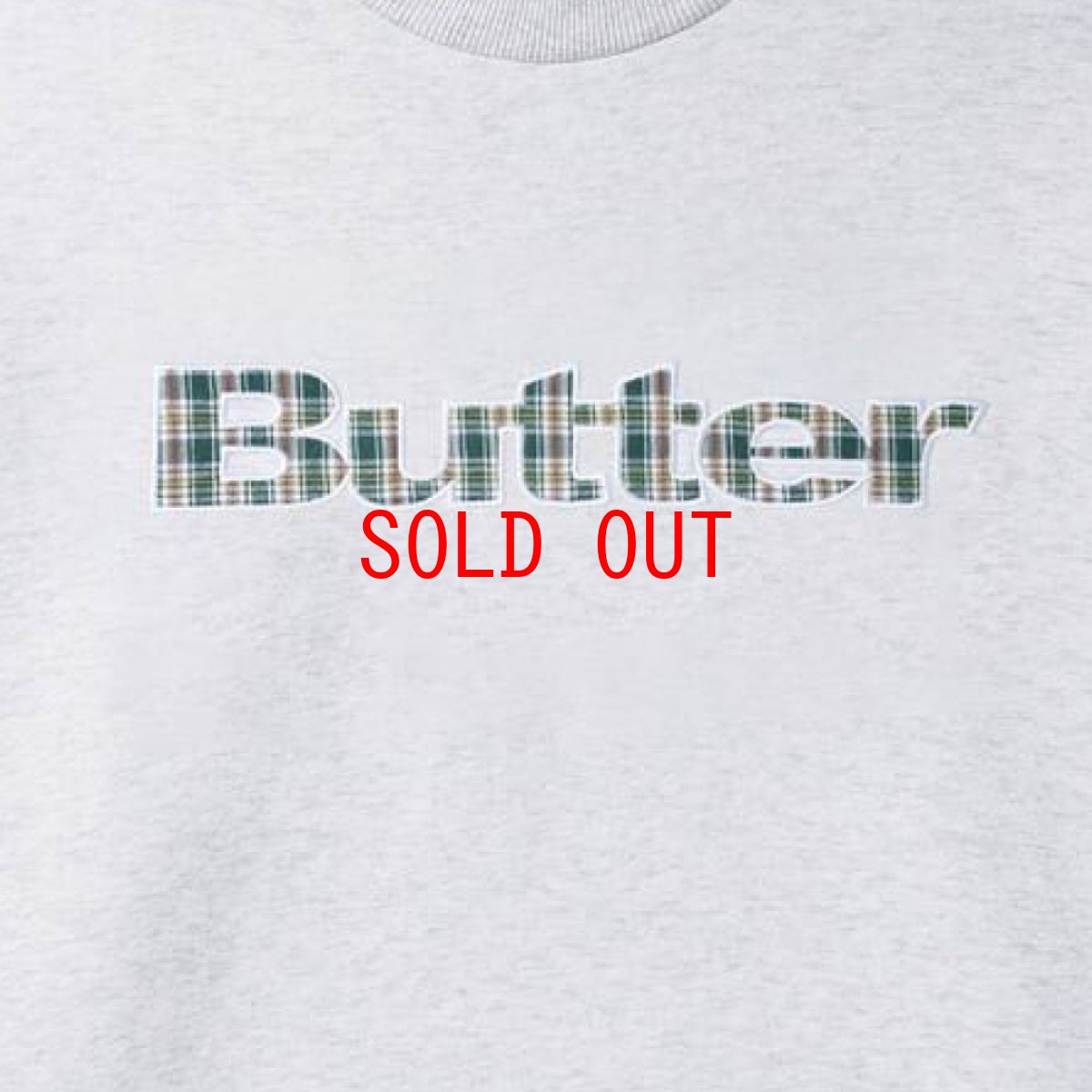 画像2: Plaid Applique Logo Crewneck Sweatshirt アップリケ クルーネック スウェット シャツ (2)