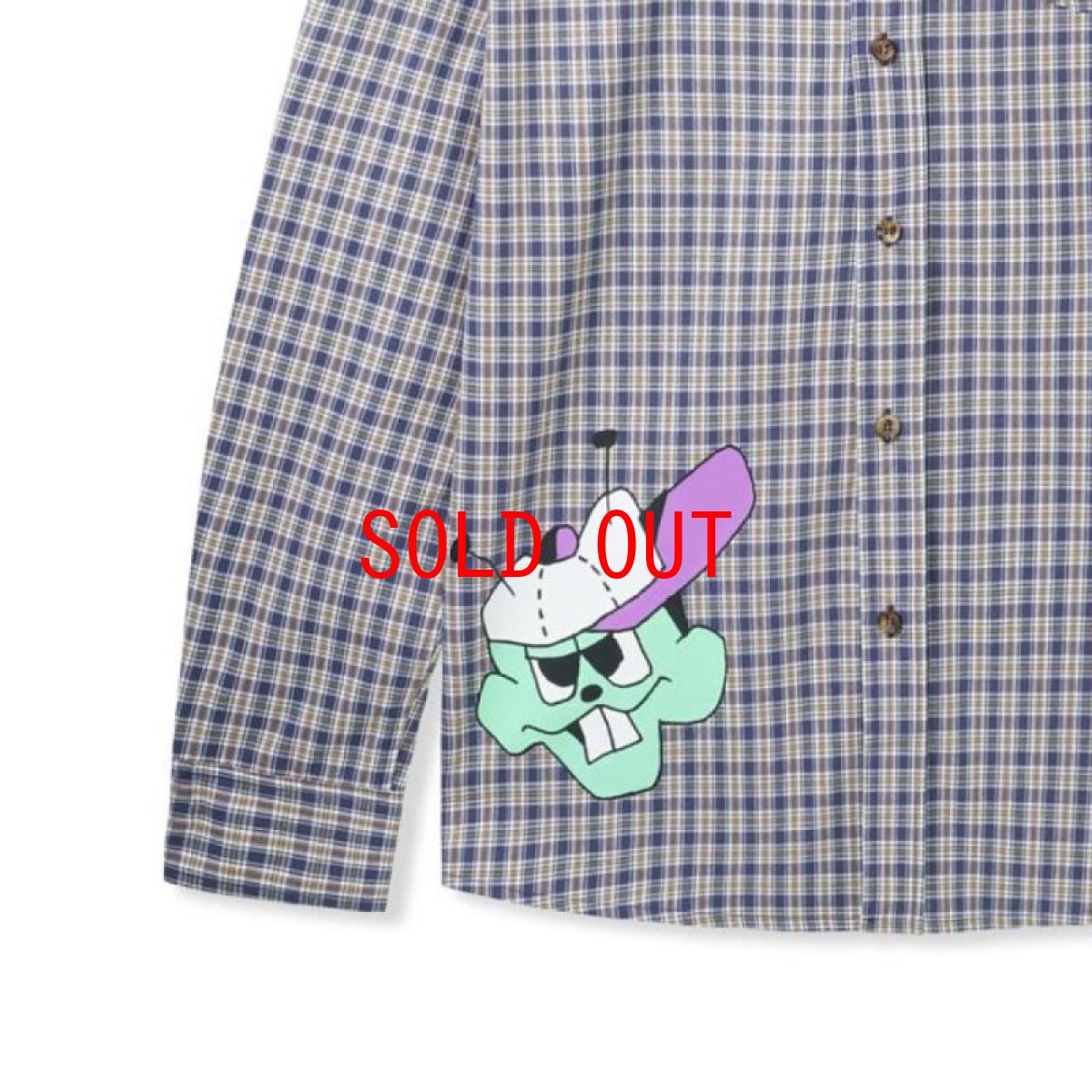 画像2: Bug Out L/S Shirt 長袖 チェック シャツ (2)