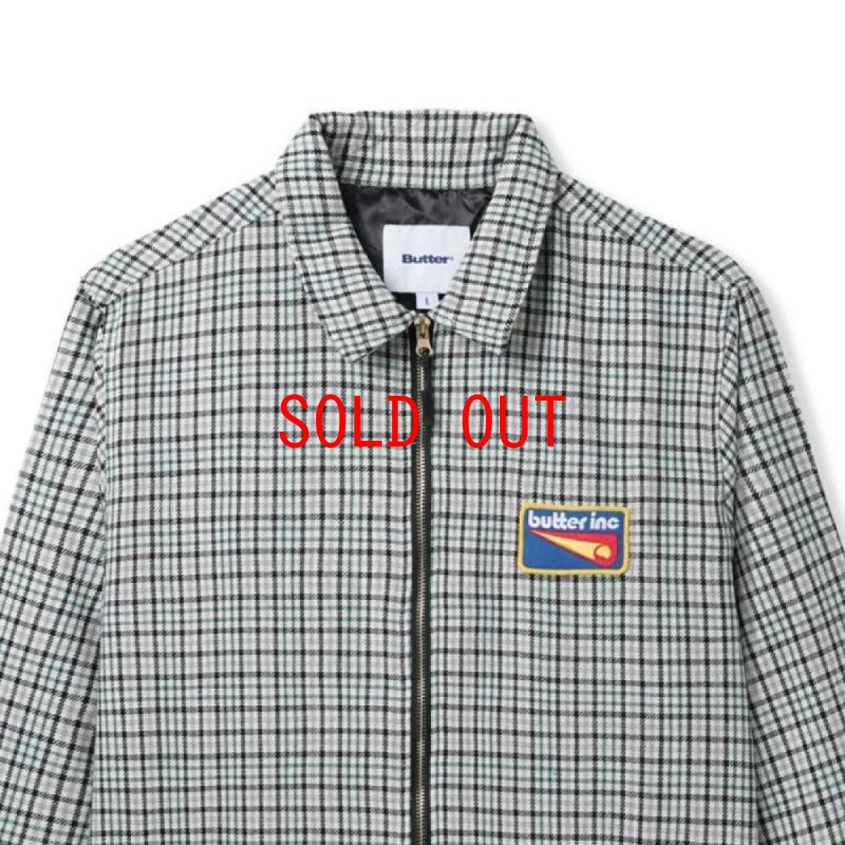 画像2: Roller Zip Overshirt Jacket チェック シャツ ジャケット (2)