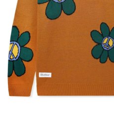 画像3: Flowers Knit Sweater フラワー クルーネック ニット セーター (3)
