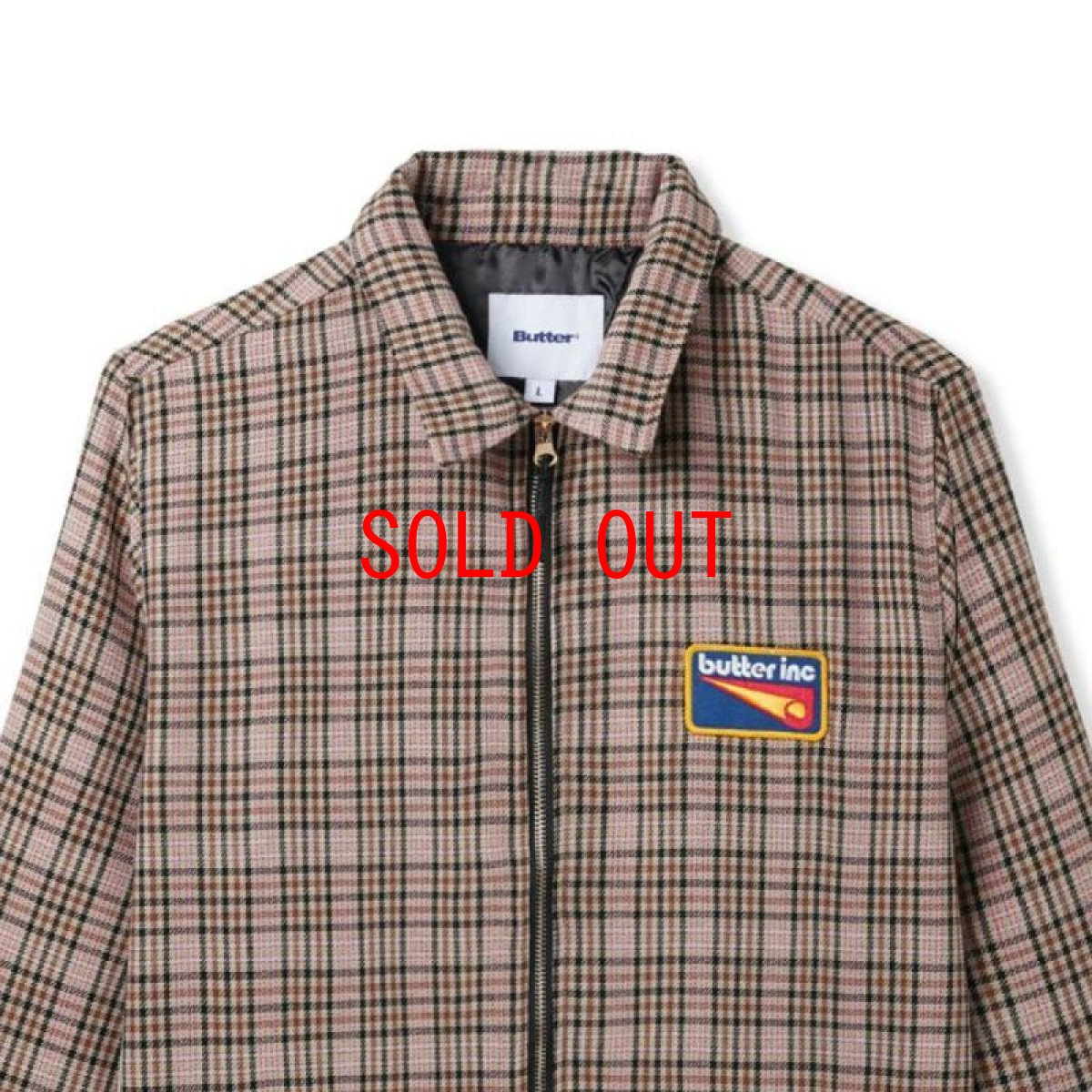 画像2: Roller Zip Overshirt Jacket チェック シャツ ジャケット (2)