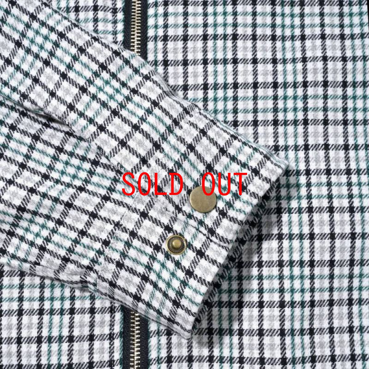 画像5: Roller Zip Overshirt Jacket チェック シャツ ジャケット (5)