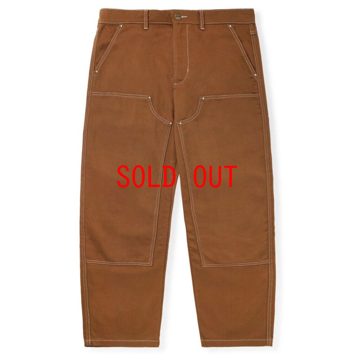 画像2: Double Knee Pants Pants ダブルニー コットン ワーク パンツ (2)