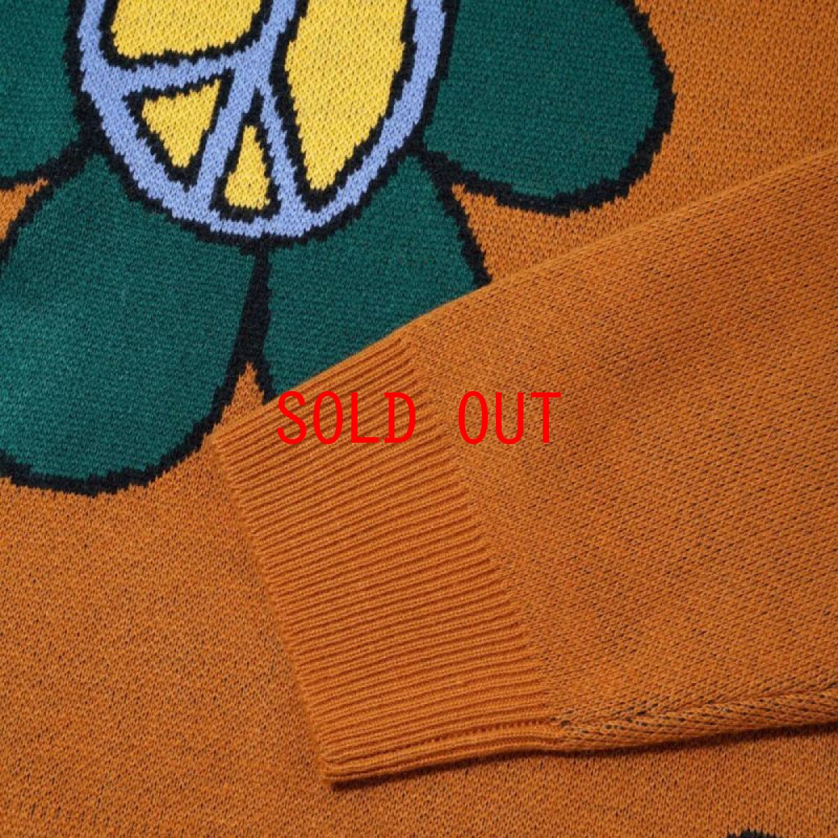 画像5: Flowers Knit Sweater フラワー クルーネック ニット セーター (5)