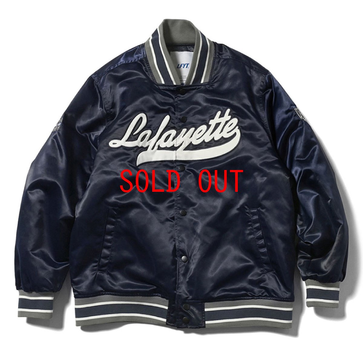 画像1: World Champs Satin Varsity Jacket ヴァーシティー スタジアム ナイロン ジャケット (1)