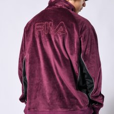 画像10: × FILA Heritage Velour Half Zip Pullover Shirt フィラ ハーフ ジップ ベロア プルオーバー シャツ (10)