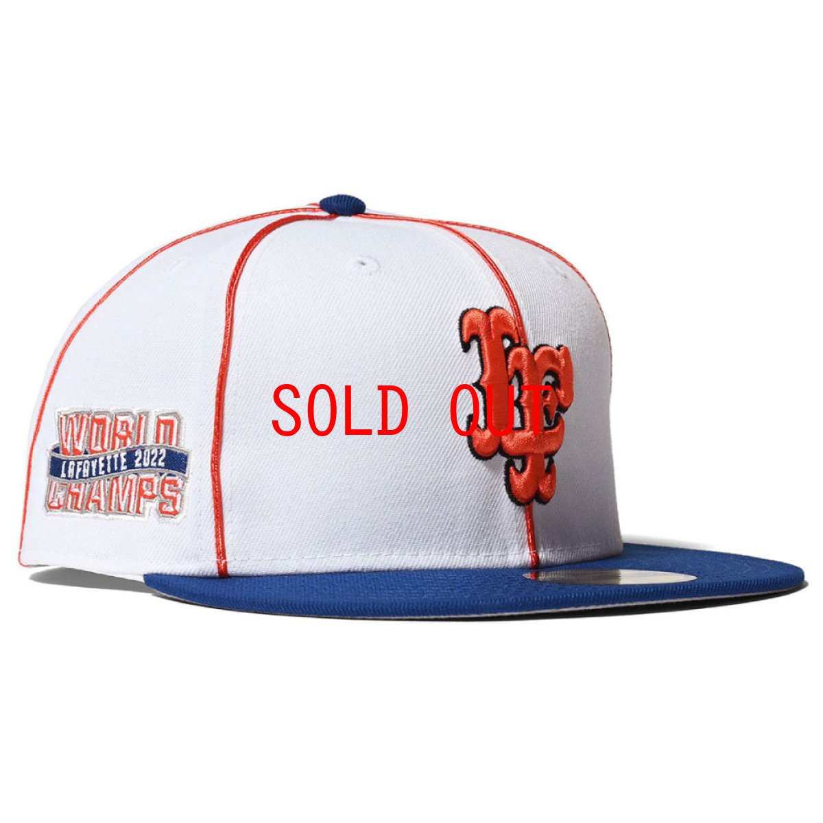 画像2: × New Era LF Logo 59Fifty World Champs 2Tone Fitted Cap NVY ニューエラ キャップ 帽子 (2)