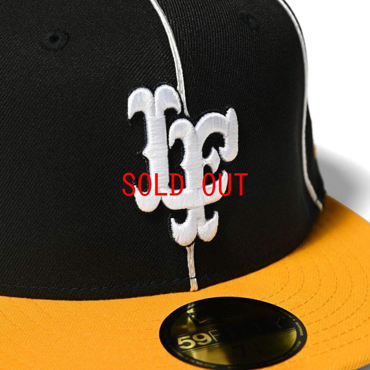 画像9: × New Era LF Logo 59Fifty World Champs 2Tone Fitted Cap ニューエラ パイピング キャップ 帽子 (9)