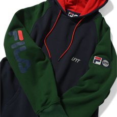 画像3: × FILA Heritage Color Block Pullover Hoodie フィラ プルオーバー スウェット フーディー (3)