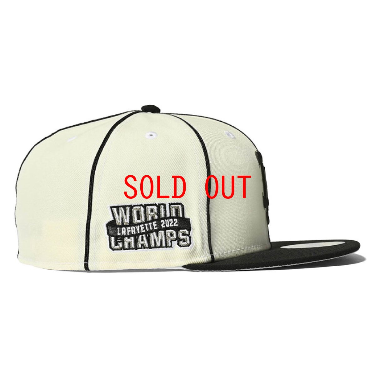 画像8: × New Era LF Logo 59Fifty World Champs 2Tone Fitted Cap ニューエラ パイピング キャップ 帽子 (8)