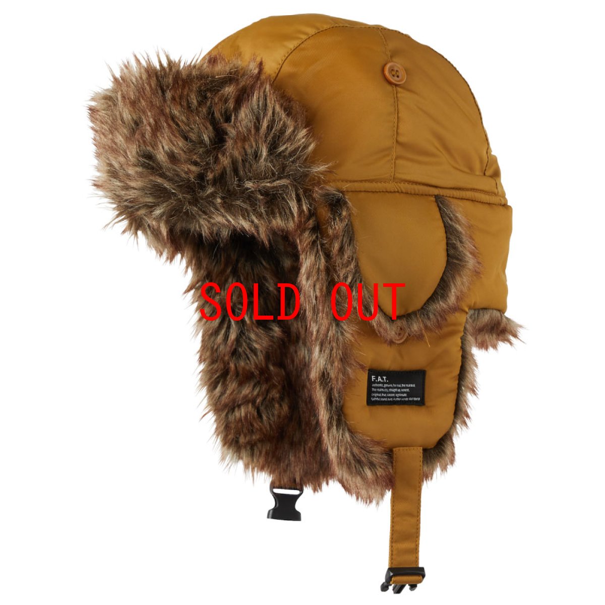 画像3: Porco Trooper Hat Logo embroidery USAF トゥルーパー ハット ボア (3)