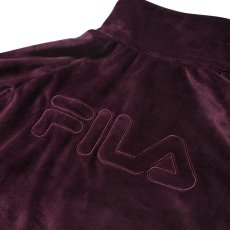 画像6: × FILA Heritage Velour Half Zip Pullover Shirt フィラ ハーフ ジップ ベロア プルオーバー シャツ (6)
