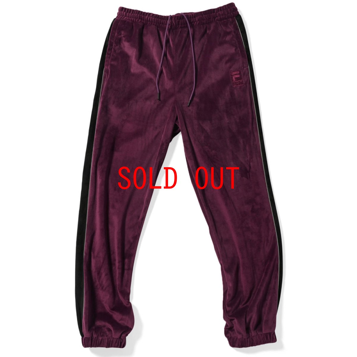 画像1: × FILA Heritage Velour Track Pants フィラ ベロア トラック パンツ (1)