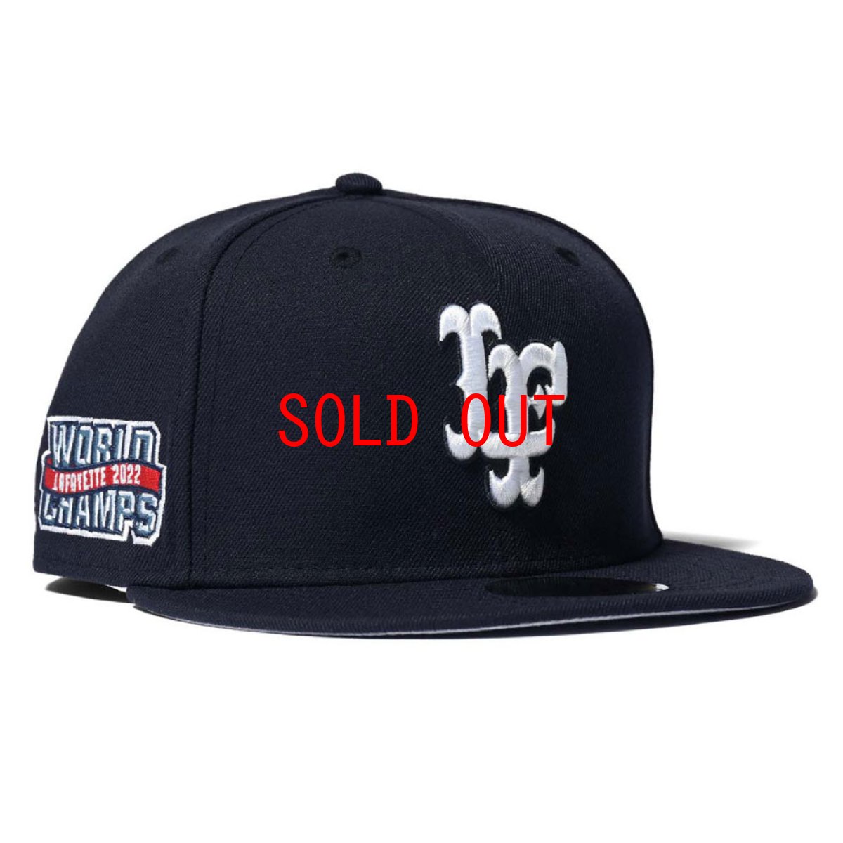 画像2: × New Era LF Logo 59Fifty World Champs Fitted Cap NVY ニューエラ キャップ 帽子 (2)