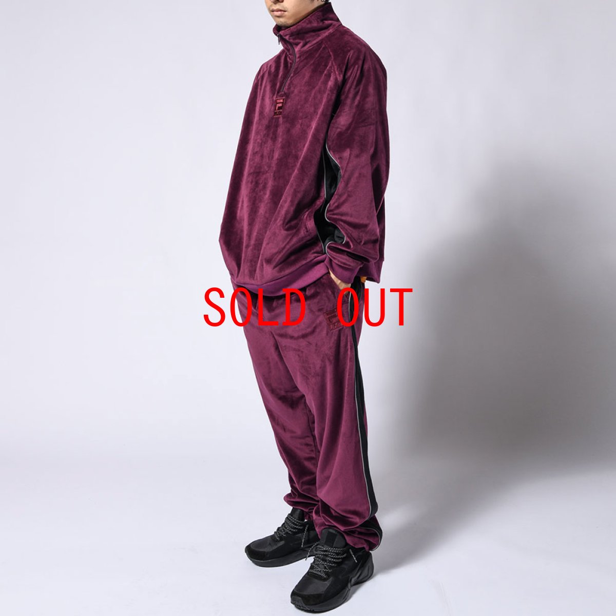 画像12: × FILA Heritage Velour Track Pants フィラ ベロア トラック パンツ (12)